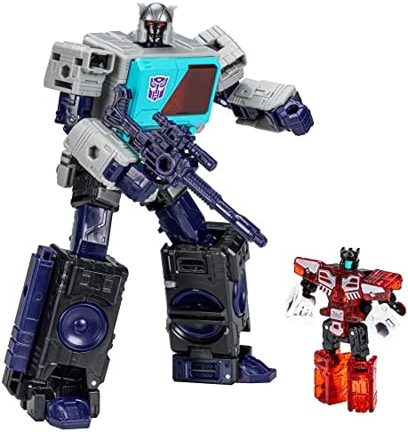 Transformers Generations Shattered Glass Collection Autobot Blaster Micromaster Rewind