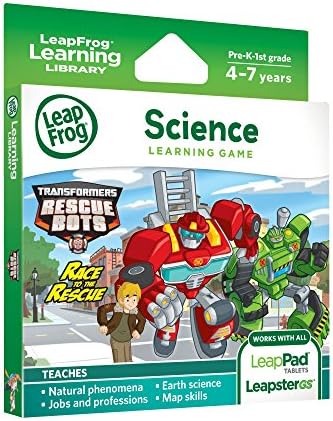 LeapFrog Explorer Hasbro Transformers Rescue Bots Race to The Rescue Learning Game