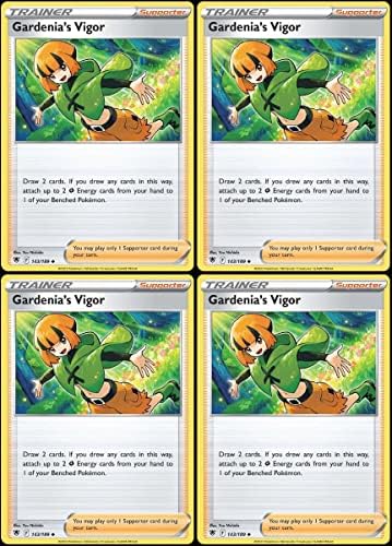 Pokemon Gardenia's Vigor 143189 - Pokemon Astral Radiance Trainer Card Lot - x4 - Playset
