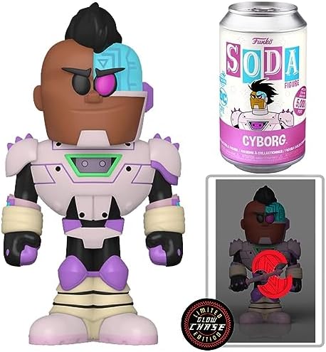 Funko Teen Titans Go - Cyborg Soda Vinyl Figure 10 cm Height