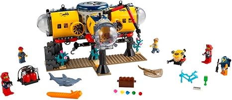 Lego 60265 City Ocean Exploration Base: Deep Sea Diving Adventure Set for Kids