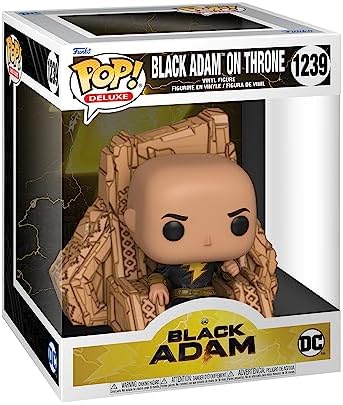 Funko Pop Movies Black Adam - Black Adam on Throne