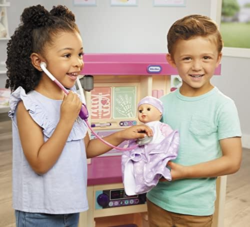 Little Tikes My First Baby Care Center for Doctor Nurse Parent Role Play with 15 for Boys