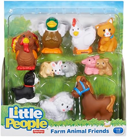 Fisher-Price Little People Farm Animal Friends with Baby Bunnies Piglets