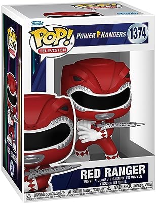 Funko POP TV Mighty Morphin Power Rangers 30th Anniversary - Red Ranger - Power Rangers TV - Collectable Vinyl Figure
