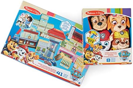 Melissa & Doug Melissa Doug PAW Patrol Hand Puppets 4 Puppets 4 Cards