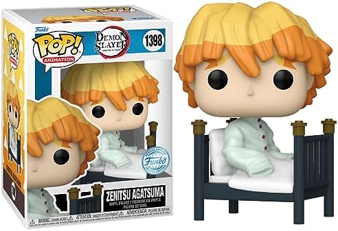 Funko Pop Animation Demon Slayer - Multicolor Vinyl Figure Zenitsu SE White Pajamas 1398