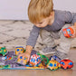 Melissa & Doug Melissa Doug Take-Along Town Play Mat 19.25 x 14.25 inches With 9 Soft Vehicle