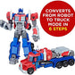 Transformers Heroic Optimus Prime Action Figure - Timeless Large-Scale Figure Changes