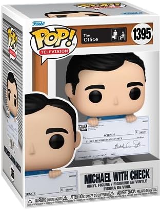 Funko POP TV The Office - Michael Scott with Check - 16 Odds for Rare Chase Varianteck - Collectable Vinyl Figure