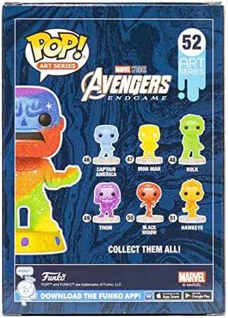 Funko Marvel Infinity Saga Thanos Art Series Pop Vinyl Figure with Premium Pop Protector