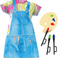 Barbie Fashions - Painting Pretty Artist Doll Outfit with Color Palette Paintbrushes