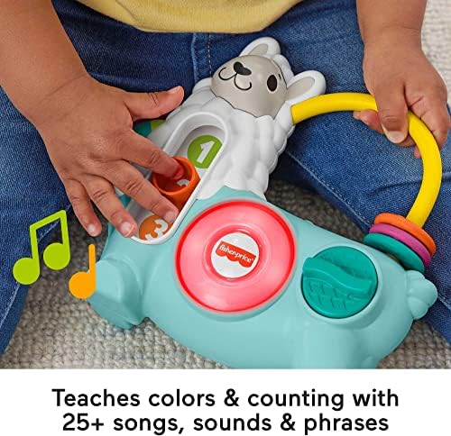 Fisher-Price Baby Learning Toy Linkimals 123 Activity Llama for Ages 9 Months Compatible