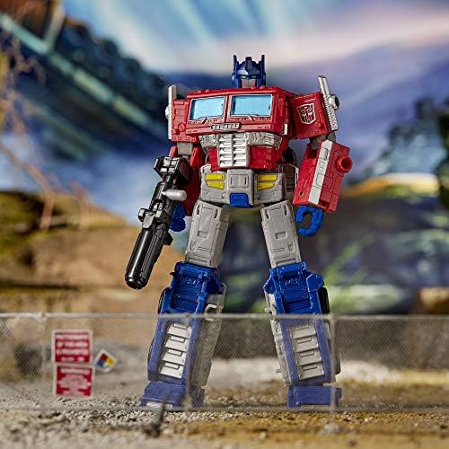 Transformers Generations War for Cybertron Earthrise Leader WFC-E11 Optimus Prime Action