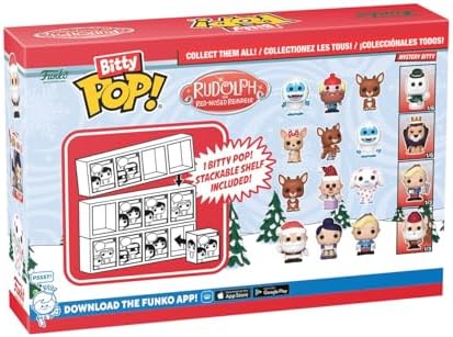 Funko Bitty Pop Rudolph Mini 4-Pack - Bumblea Yukon Corneliusa Rudolph Mystery Chase