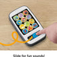 Fisher-Price Laugh Learn Baby Toddler Toy 2-in-1 Slide to Learn Smartphone with Lights