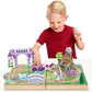 Melissa & Doug Melissa Doug 19-Piece Wooden Take-Along Tabletop Kingdom - Carriage Horse
