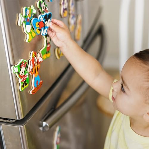 Melissa & Doug Melissa Doug Wooden Mickey Mouse Character Magnets 20 pcs - Cute Fridge