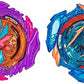 Beyblade Burst QuadStrike Ultimate Evo Valtryek V8 and Divine Xcalius X8 Spinning Top