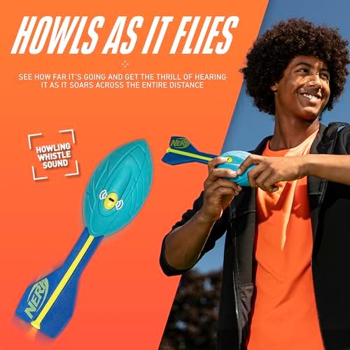 Nerf Vortex Aero Howler Foam Ball Classic Long-Distance Football Flight-Optimizing Tail