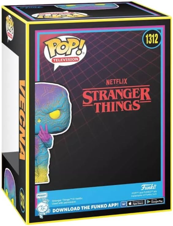 Funko Pop TV Vecna Blacklight Stranger Things