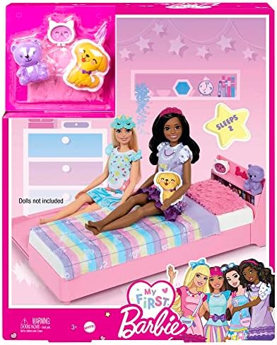 Barbie My First Barbie Doll House Furniture Bedtime Playset