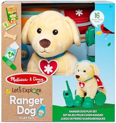 Melissa & Doug Melissa Doug Let's Explorea Ranger Dog Plush