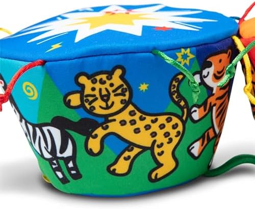 Melissa & Doug Melissa Doug K's Bongo Drums Soft Musical Instrument Multicolor 1 EA