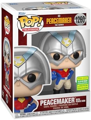 Funko Pop Peacemaker with Peace Sign Multicolor Vinyl Figure 1260