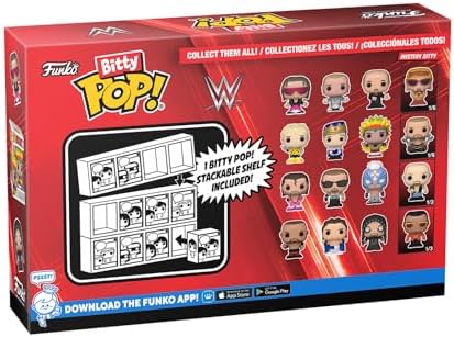 Funko Bitty POP WWE - 4 Pack - Dusty Rhodes Bitty POP Jerry Lawler Bitty POP RIC Flair