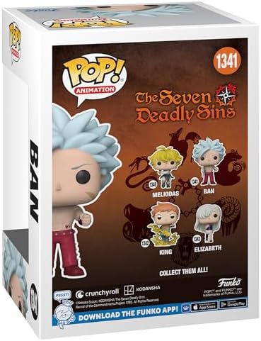 Funko Pop Animation The Seven Deadly Sins Ban Diamond Previews Vinyl Figure