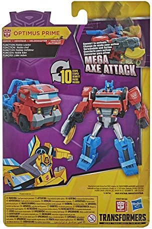 Transformers Bumblebee Cyberverse Adventures Warrior Class Optimus Prime Action Figure