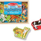 Melissa & Doug Melissa Doug 20 Wooden Animal Magnets in a Box Cute Animal Fridge Magnets