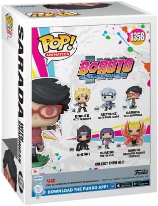 Funko POP Animation Boruto - Sarada Uchiha with Sharingan - Boruto Naruto Next Generations - Collectable Vinyl Figure
