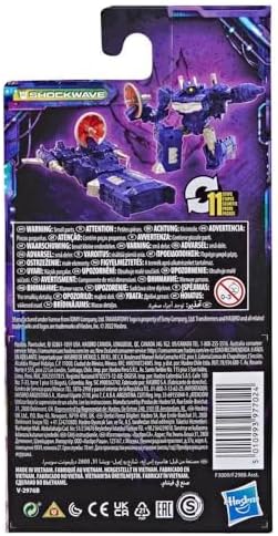 Transformers Generations Legacy Core Shockwave Action Figure - Ages 8 and Up 3.5-inch