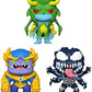Funko Pop Marvel Mech Strike Monster Hunters Collectors Set - 3 Figure Set Loki Thanos