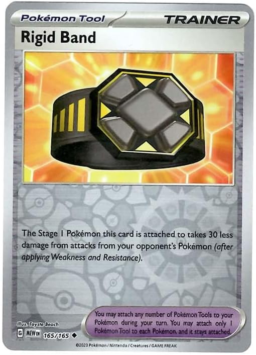 Pokemon - Rigid Band 165165 - Pokemon 151 - Reverse Foil - Single Card