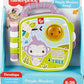 Fisher-Price Baby Toy Purple Monkey Musical Storybook with Lights Sounds for Infants
