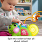 Fisher-Price Baby Learning Toy Link Squad Crawl 'n Colors Chameleon with Music Lights for
