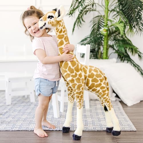 Melissa & Doug Melissa Doug Plush - Standing Baby Giraffe Brown and Peach