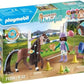 Playmobil Horses of Waterfall Jumping Arena with Zoe and Blaze