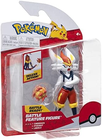 Pokemon Magmortar Battle Feature Figure - 4.5-Inch Magmortar Battle Figure with Fireball