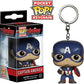 Funko Pocket Pop Keychain Marvel - Avengers 2 - Cap America Action Figure
