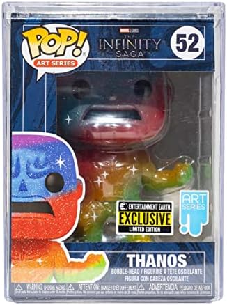 Funko Marvel Infinity Saga Thanos Art Series Pop Vinyl Figure with Premium Pop Protector
