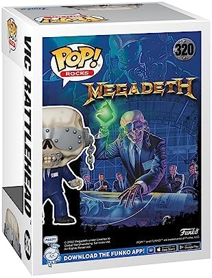 Funko POP Rocks Megadeath - Vic Rattlehead - Collectable Vinyl Figure