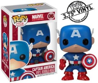 Funko Marvel Captain America Pop Vinyl FigureMulti3.75 inches