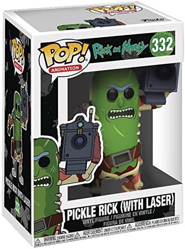 Funko Pop Animation Rick and Morty - Pickle Rick with Laser Cannon 332 Vinyl Figure