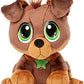 Little Tikes Rescue Tales Adoptable Pet Rottweiler Interactive Plush Pet Toy Multicolor
