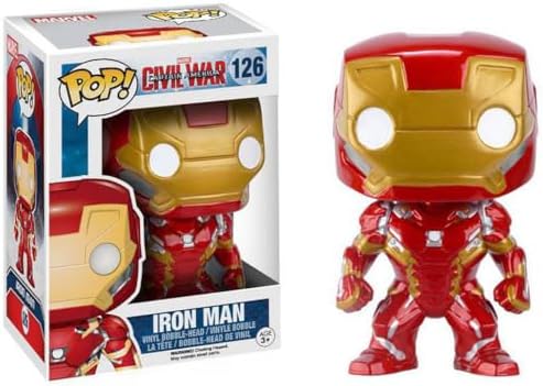 Funko POP Marvel Captain America 3 Civil War Action Figure - Iron Man Multi-Colored