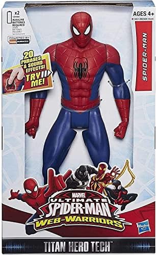 Hasbro Marvel Ultimate Spider-Man Web Warriors Titan Hero Tech Electronic Spider-Man